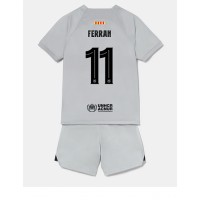 Fotbalové Dres Barcelona Ferran Torres #11 Dětské Alternativní 2022-23 Krátký Rukáv (+ trenýrky)